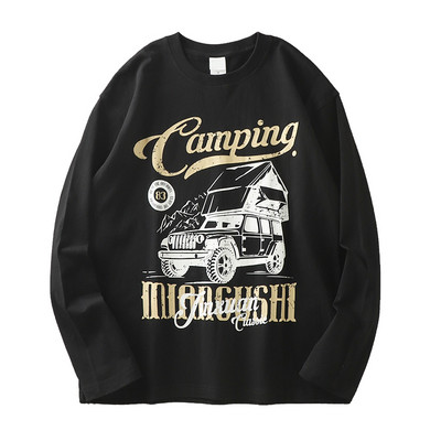 Bluza moderna cu imprimeu pentru barbati