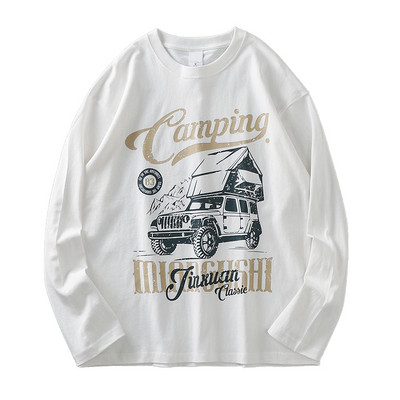 Bluza moderna cu imprimeu pentru barbati