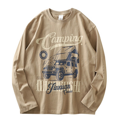 Bluza moderna cu imprimeu pentru barbati