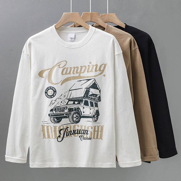 Bluza moderna cu imprimeu pentru barbati