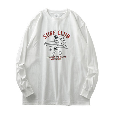 Alkalmi férfi blúz mintával - fehér és szürke színben