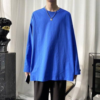 Laisva vyriška palaidinė apvalia iškirpte – kelių spalvų