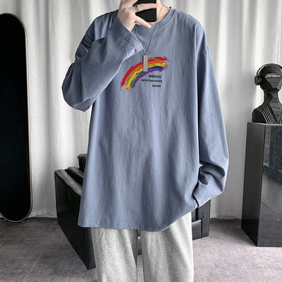 Bluză bărbătească cu imprimeu colorat