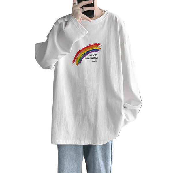 Bluză bărbătească cu imprimeu colorat