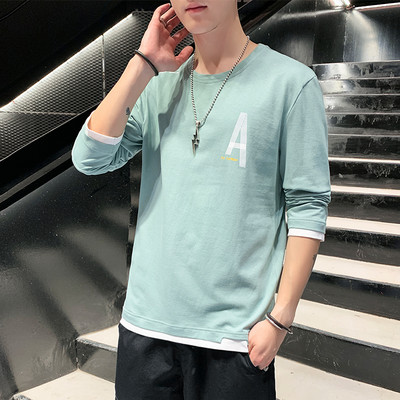 Bluză casual pentru bărbați, cu mânecă scurtă și lungă