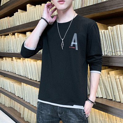 Bluză casual pentru bărbați, cu mânecă scurtă și lungă