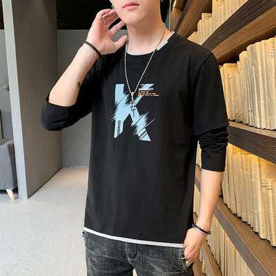 Bluză casual pentru bărbați, cu mânecă scurtă și lungă