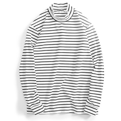 Bluză pentru bărbați cu mânecă lungă în dungi cu guler polo