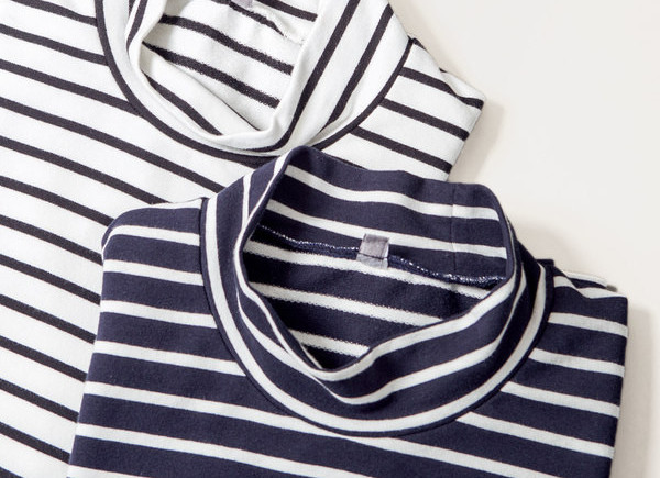 Bluză pentru bărbați cu mânecă lungă în dungi cu guler polo