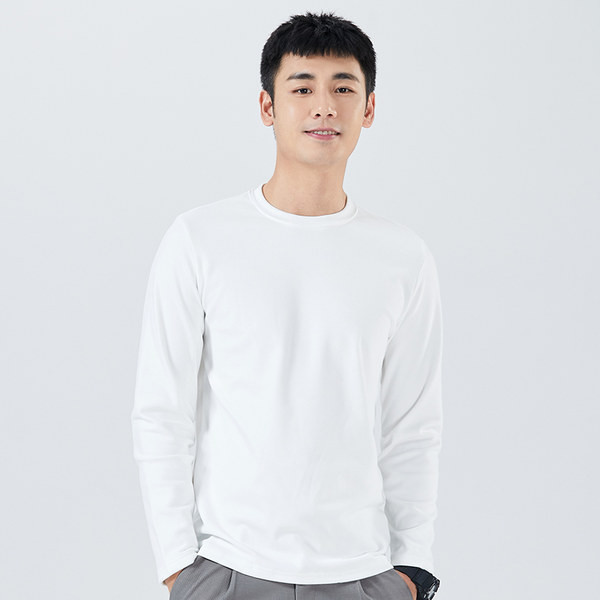 Muška bluza s O izrezom i dugim rukavima