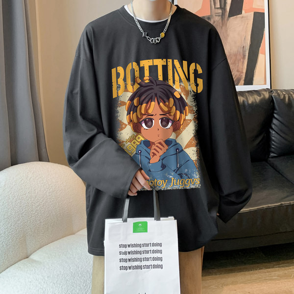 Férfi blúz 3D elemekkel