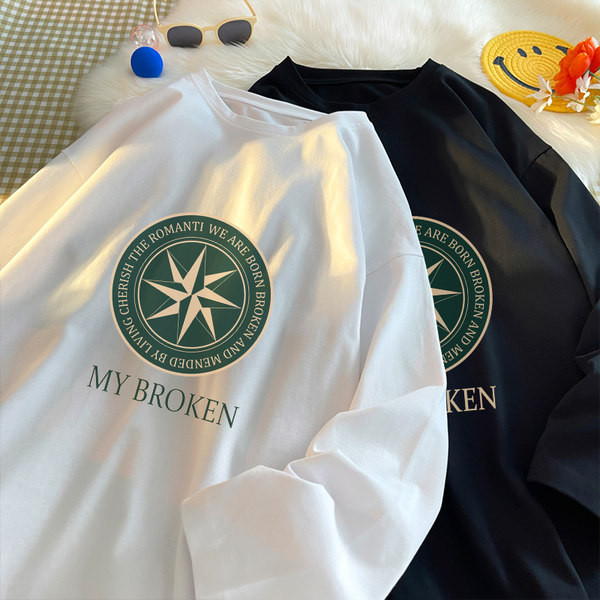 Ležerna muška majica s printom