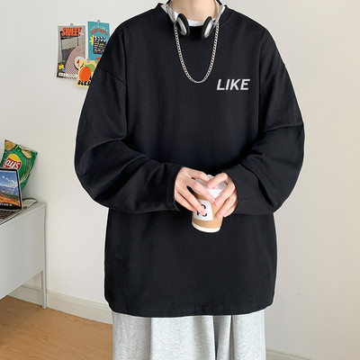 Tricou largi pentru bărbați cu inscripție