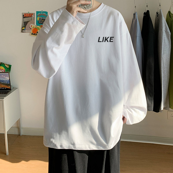 Tricou largi pentru bărbați cu inscripție