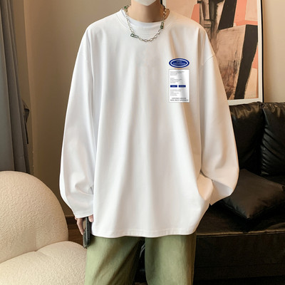 Muška majica s printom dugih rukava