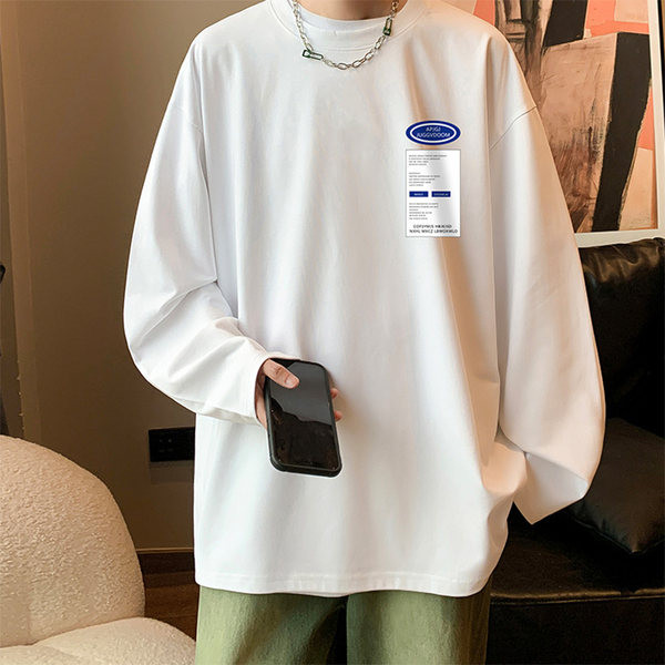 Muška majica s printom dugih rukava