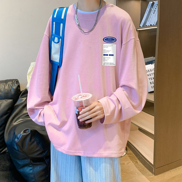 Muška majica s printom dugih rukava