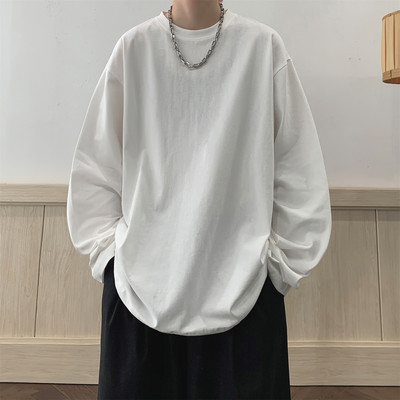 Široki model muške majice - jednobojna