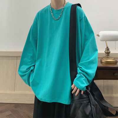 Široki model muške majice - jednobojna