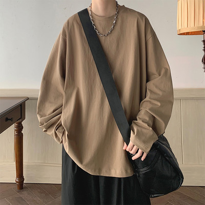 Široki model muške majice - jednobojna