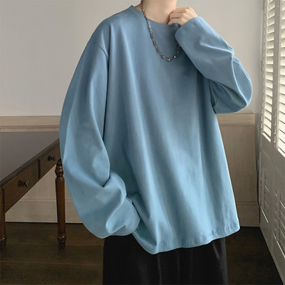 Široki model muške majice - jednobojna