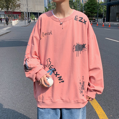 Alkalmi férfi nadrág ovális nyakkivágással és mintával