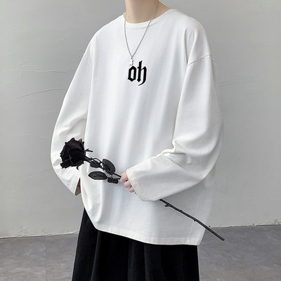 Vyriška laisvalaikio palaidinė apvaliu kaklu