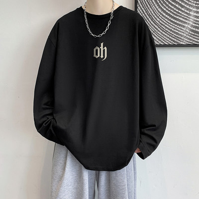 Vyriška laisvalaikio palaidinė apvaliu kaklu