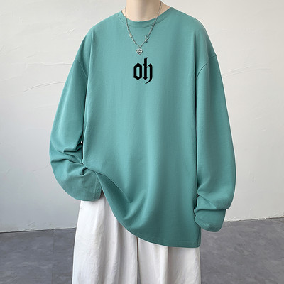 Vyriška laisvalaikio palaidinė apvaliu kaklu