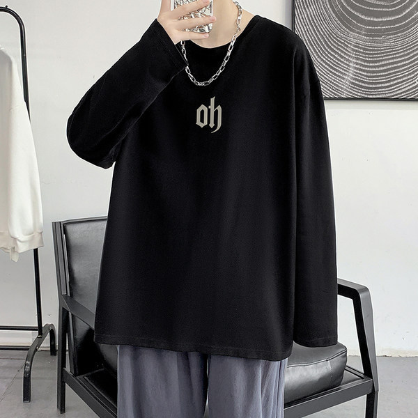 Vyriška laisvalaikio palaidinė apvaliu kaklu