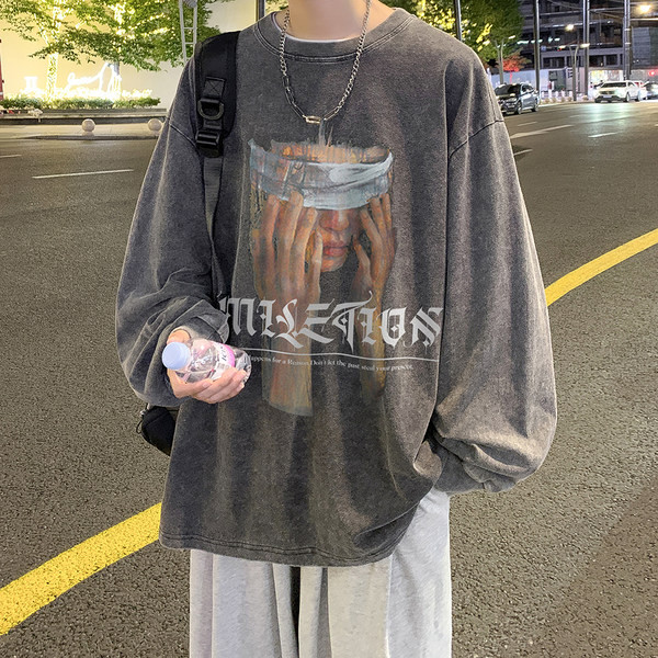 Plataus modelio vyriška palaidinė su raštu