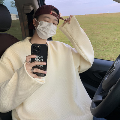 Bluză cu mânecă lungă, casual, pentru bărbați