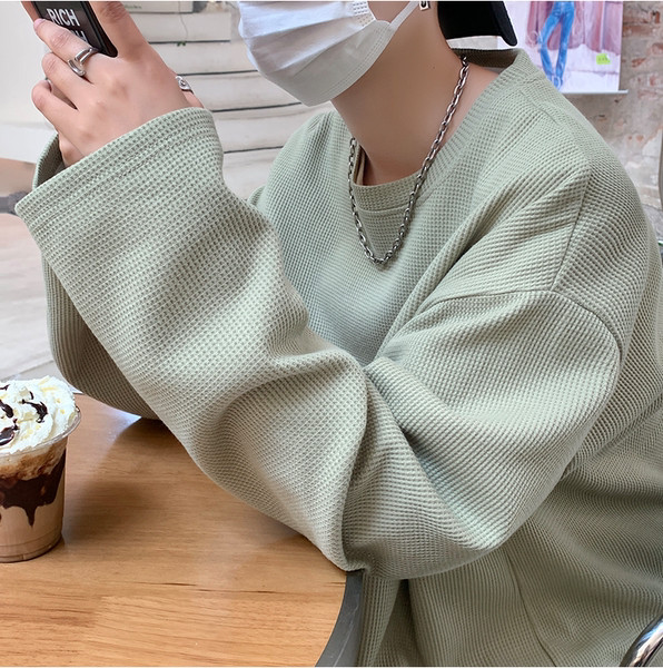 Bluză cu mânecă lungă, casual, pentru bărbați