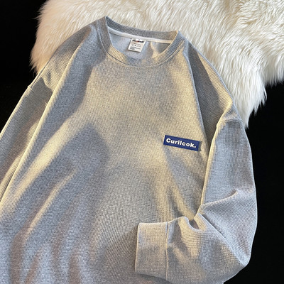 Új modell férfi széles logós blúz