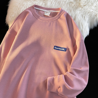 Új modell férfi széles logós blúz