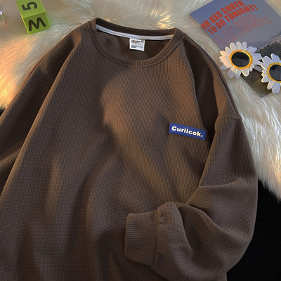 Új modell férfi széles logós blúz