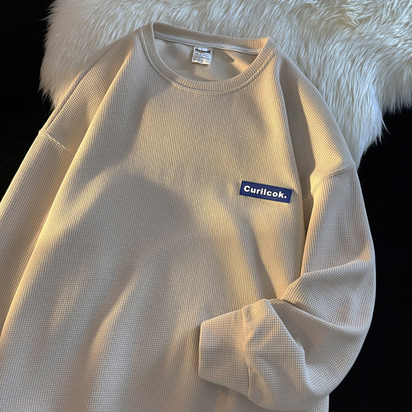 Új modell férfi széles logós blúz