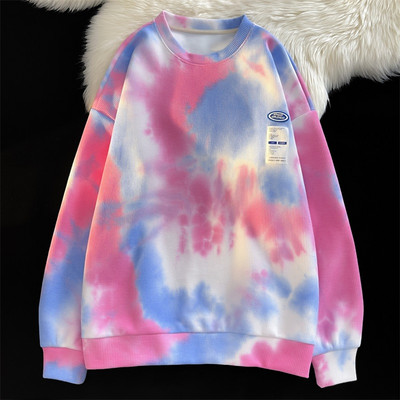 Bluză casual bărbătească cu logo-ul cu gât