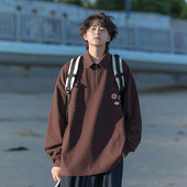 Bluză pentru bărbați cu guler și fermoar clasic