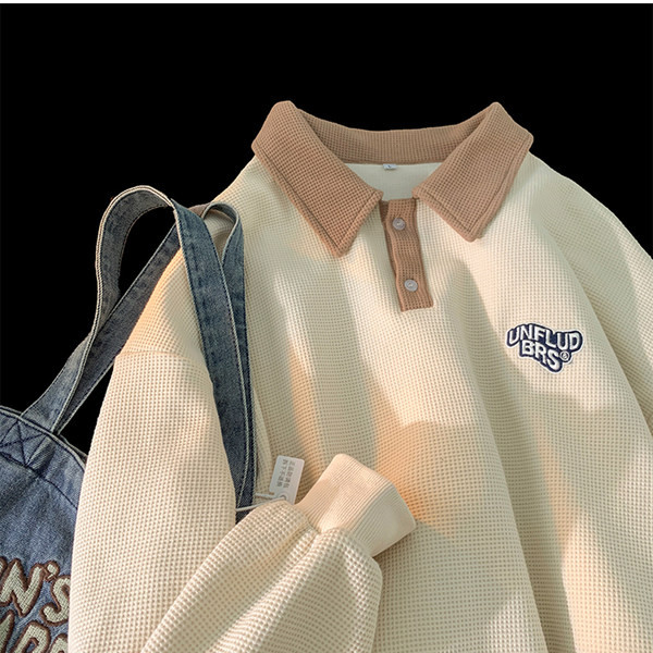 Bluză casual bărbătească cu broderie - trei culori