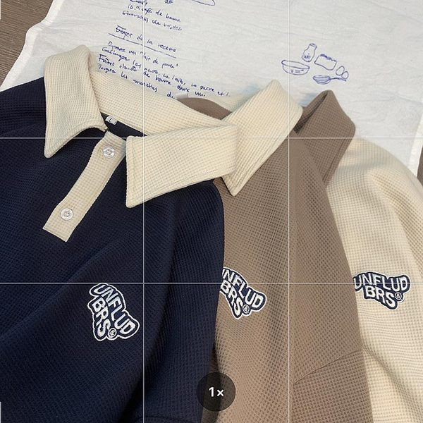 Bluză casual bărbătească cu broderie - trei culori