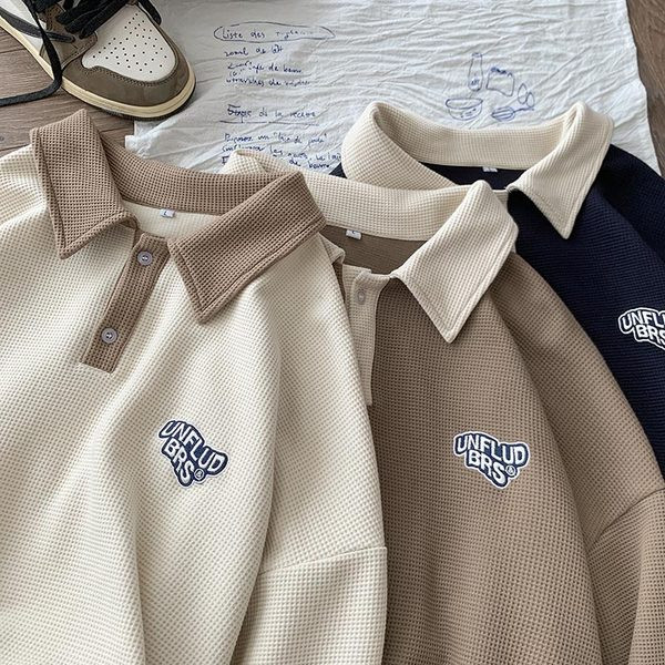 Bluză casual bărbătească cu broderie - trei culori