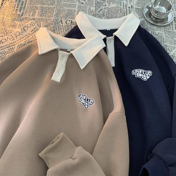 Bluză casual bărbătească cu broderie - trei culori