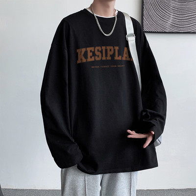 Bluză bărbătească model larg cu mâneci lungi