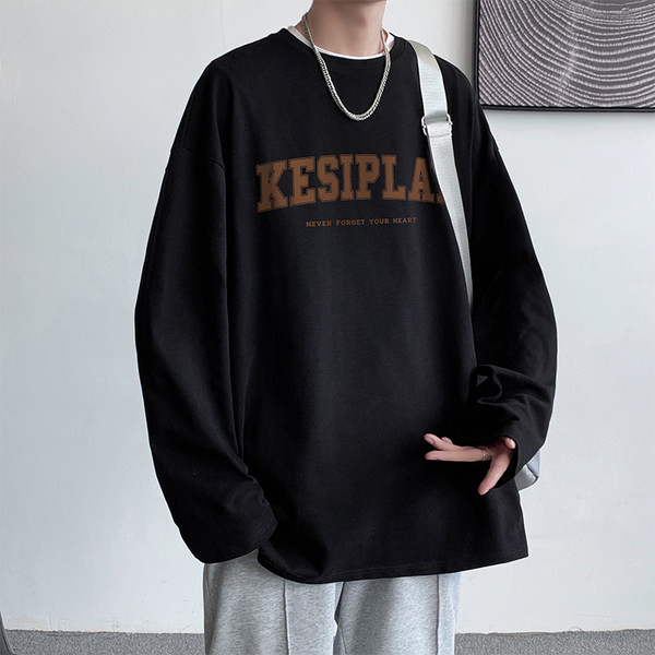 Bluză bărbătească model larg cu mâneci lungi