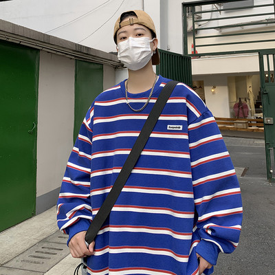 Bluza barbati cu dungi - model retro