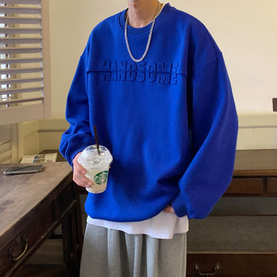 Bluză bărbați model larg cu element 3D