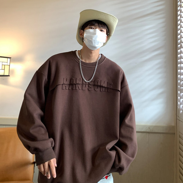 Bluză bărbați model larg cu element 3D