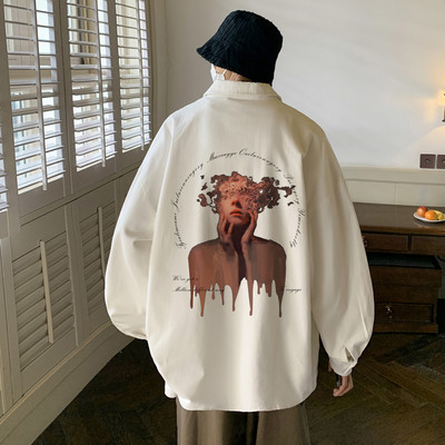 Modernūs vyriški marškiniai klasikine apykakle – trijų spalvų