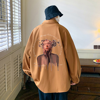 Modernūs vyriški marškiniai klasikine apykakle – trijų spalvų